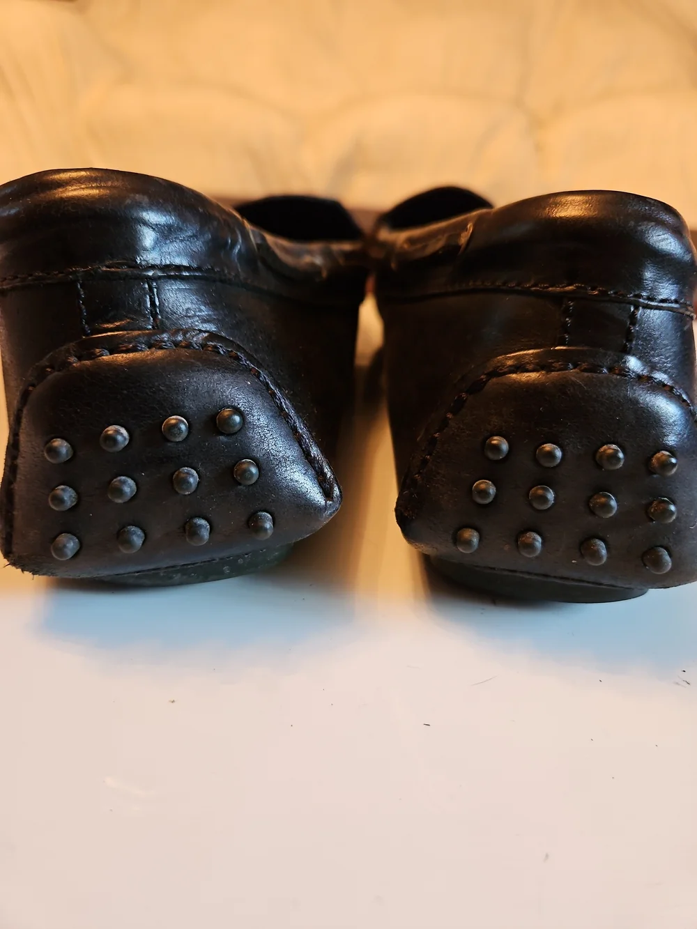Cole Haan Size 10.5 D Men's Black Leather Driving Moccasins